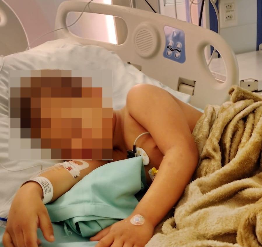 Criança de 5 anos é atropelada em Navegantes e permanece internada em Balneário Camboriú