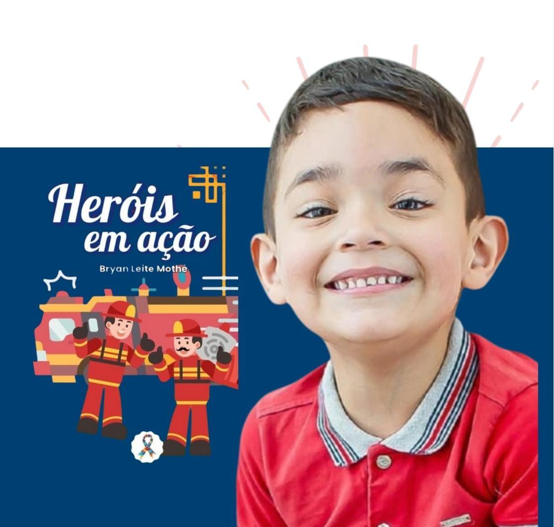 Bryan lança livro inspirado em bombeiros em Navegantes