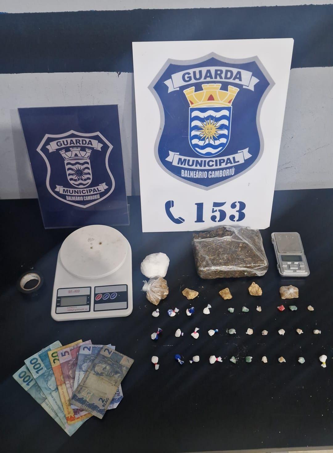 Casal é preso em Balneário Camboriú com drogas prontas para venda