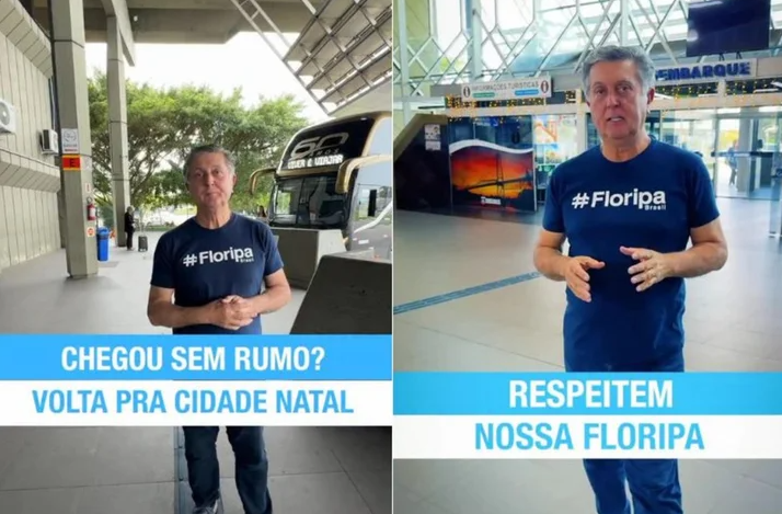 Florianópolis vira alvo de debate nacional após anúncio de controle migratório em terminal rodoviário