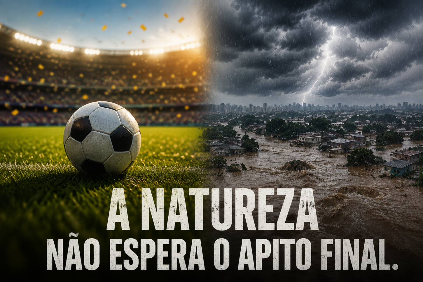 Enquanto a Copa domina as manchetes, especialistas fazem alerta para fenômeno que pode impactar o Sul do Brasil nos próximos meses.