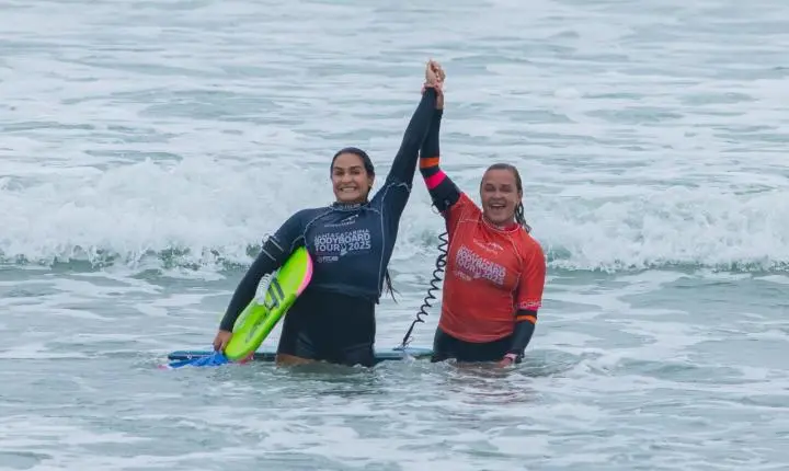 Luna Hardman, bicampeã mundial de Bodyboarding, conquista vitória histórica no São Chico Bodyboard Pro 2025