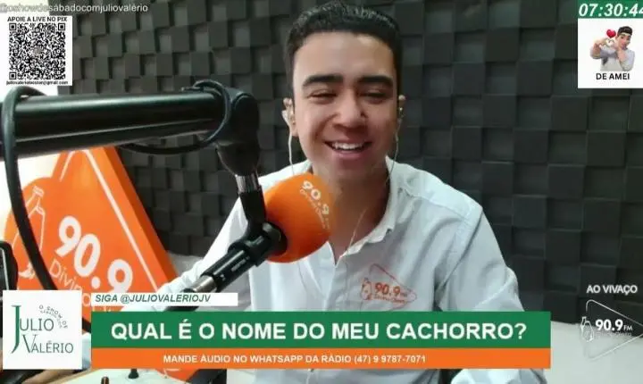 Portal SC Notícias retransmite programa de Julio Valério